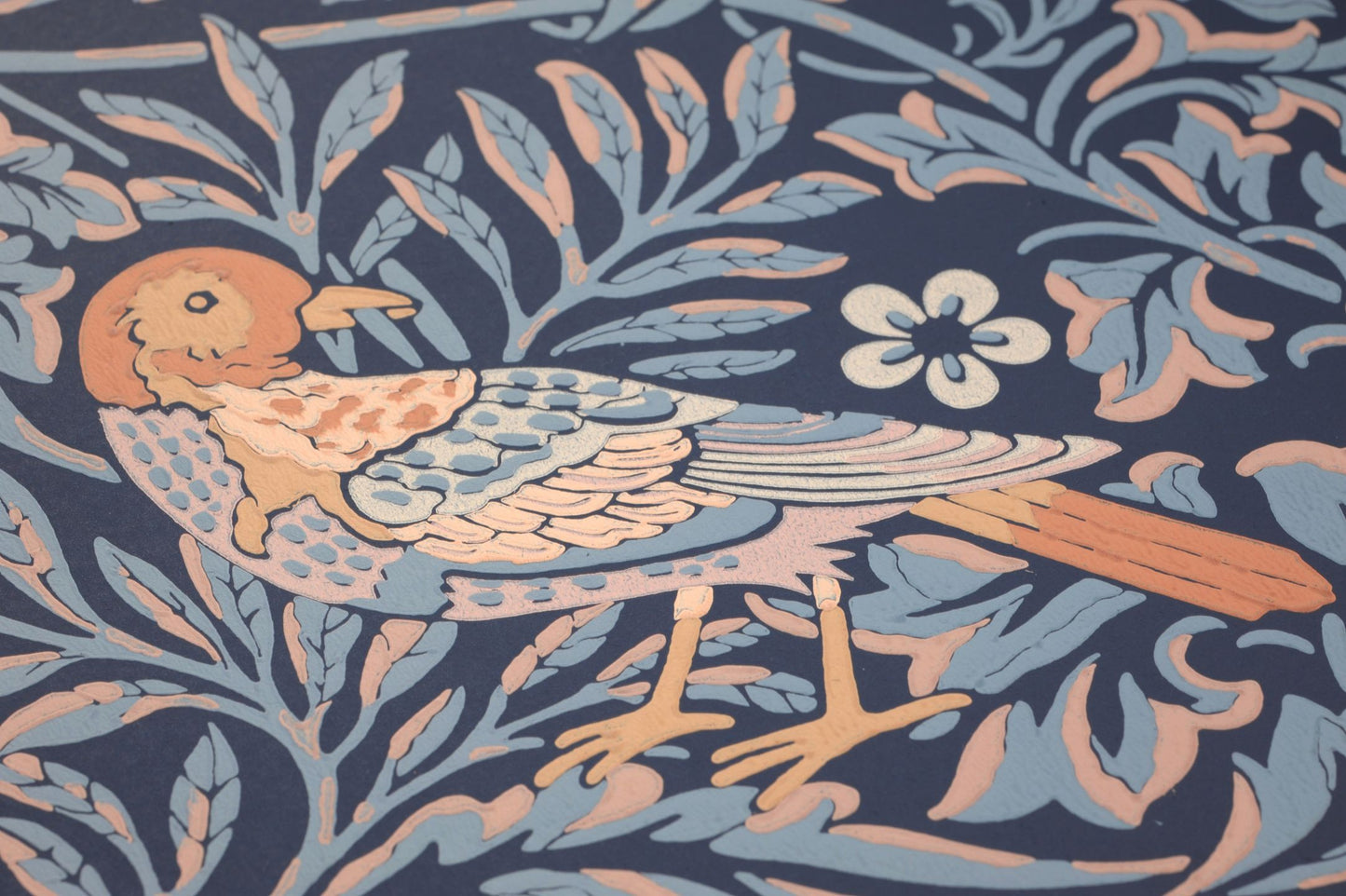 Morris Birds Grey Blue