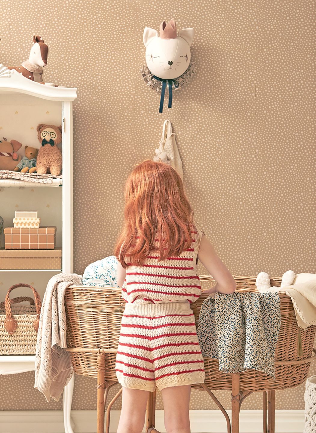 Dots Light Brown Beige