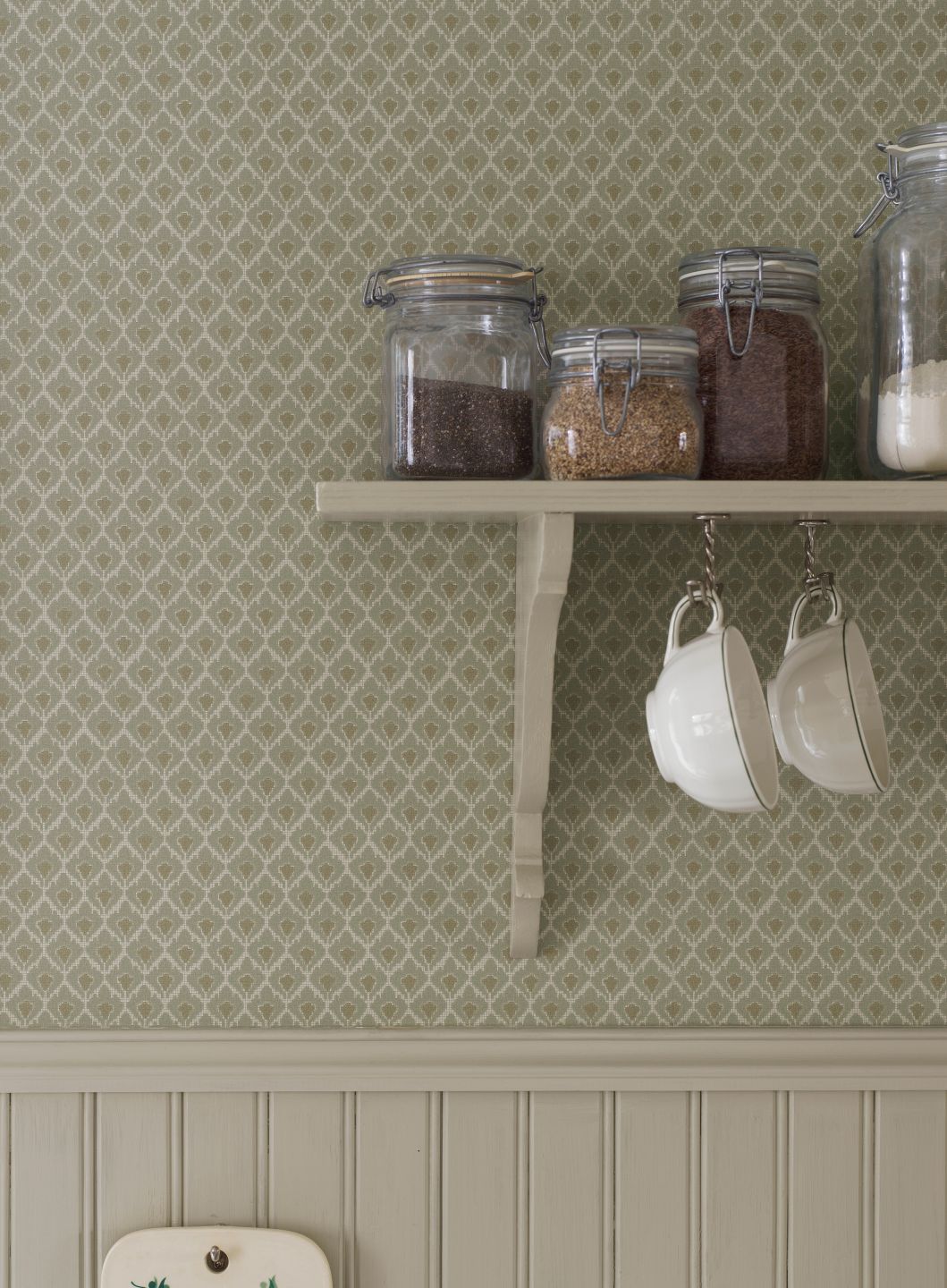 Heritage Grid Green Brown