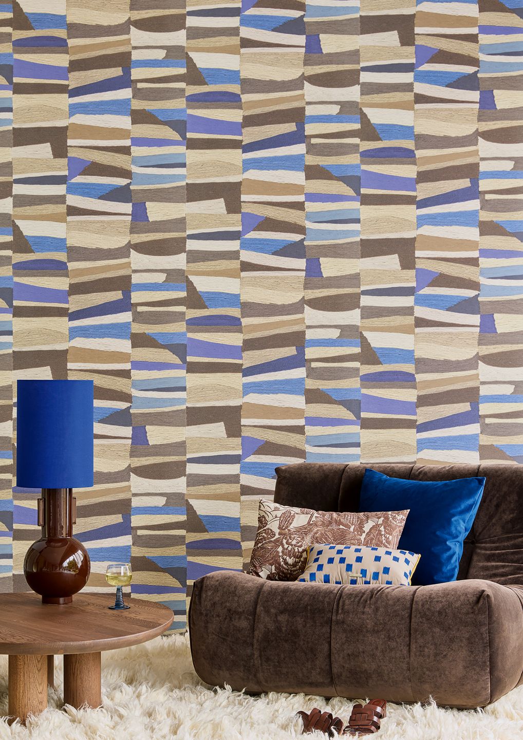 Wool Graphics Shades Of Blue