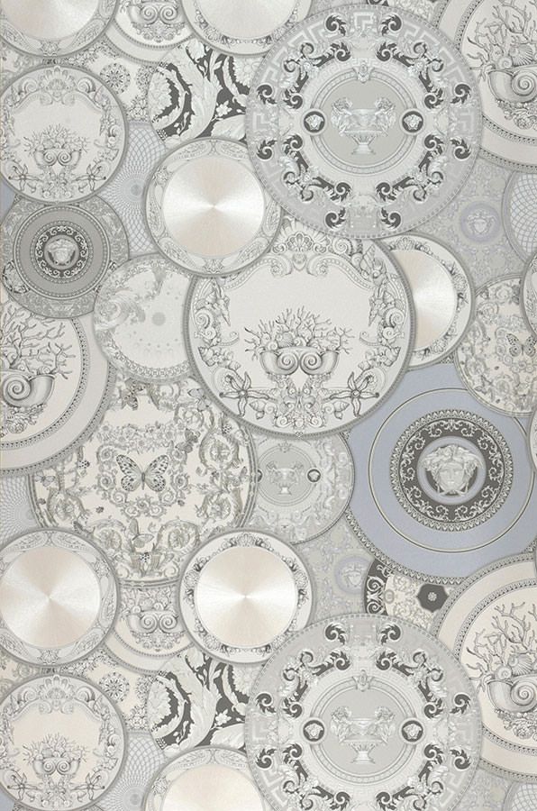 Versace Noell Light Grey Shimmer