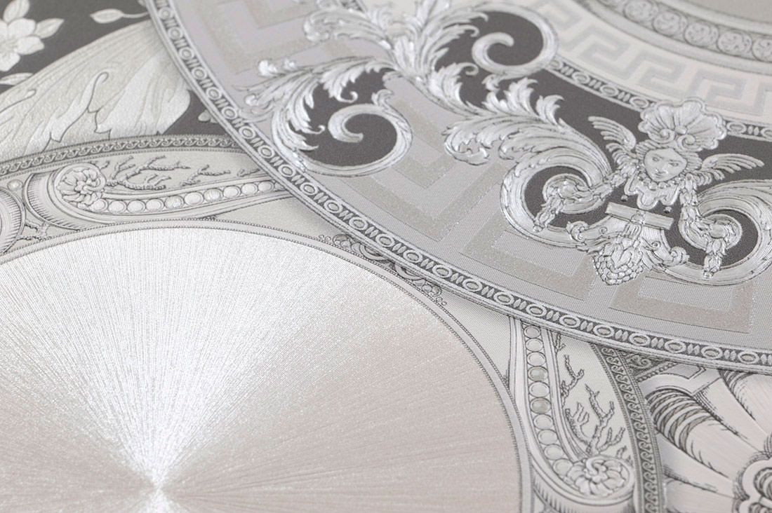 Versace Noell Light Grey Shimmer