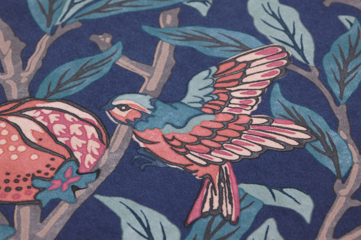  Bird & Pomegranate Dark Blue