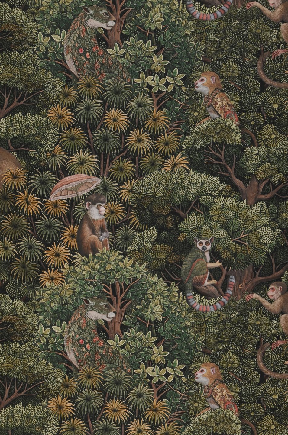  Jungle Reverie Shades Of Green