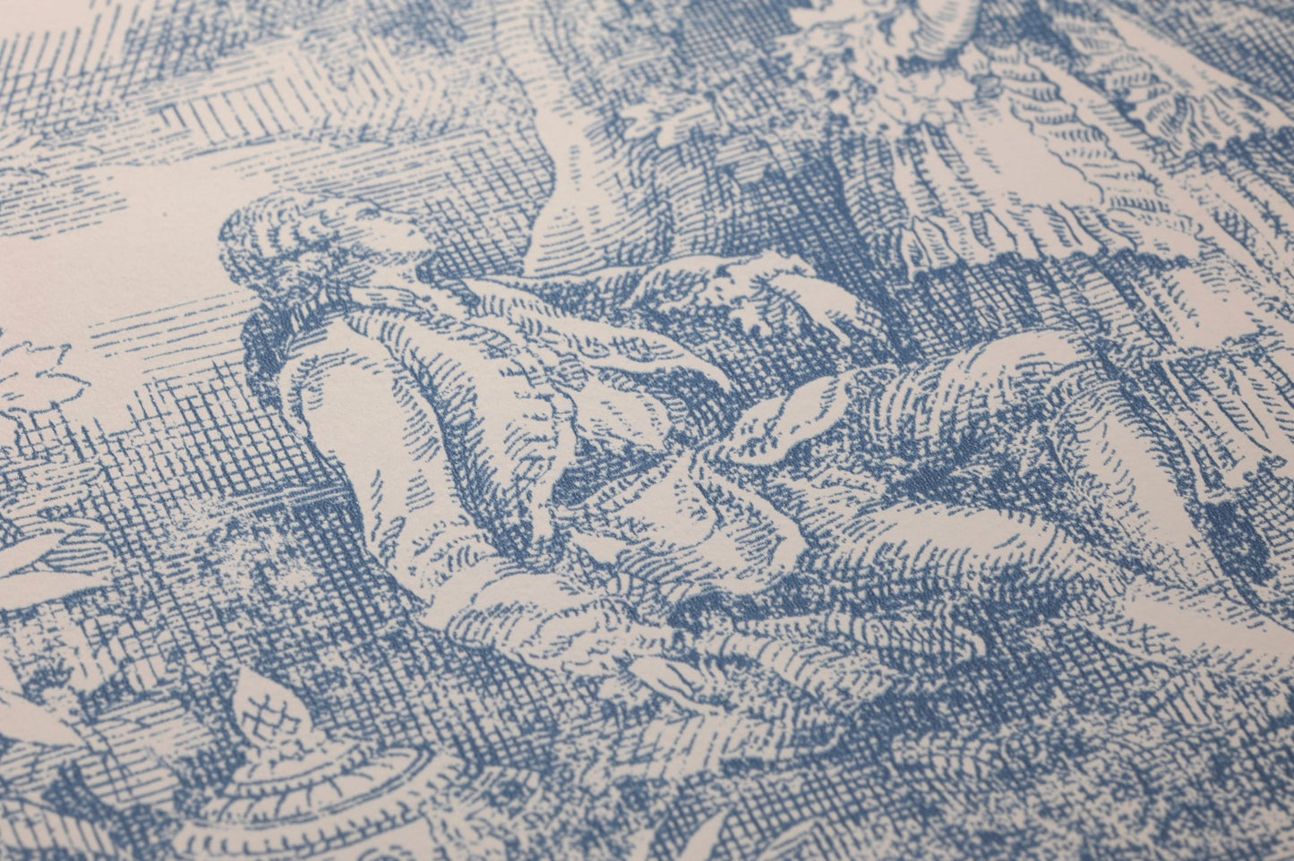  Countryside Toile Green Blue