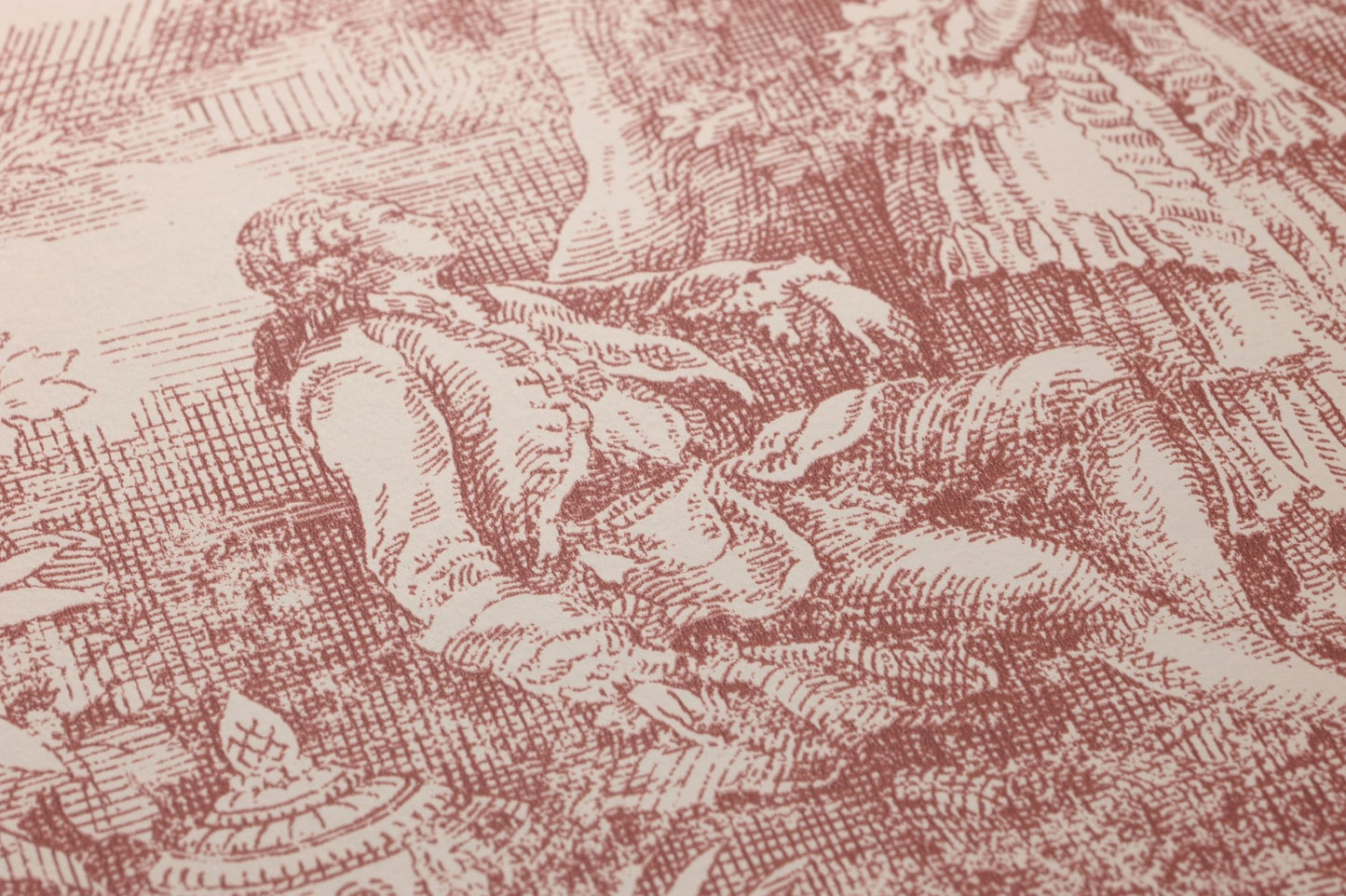  Countryside Toile Red Brown