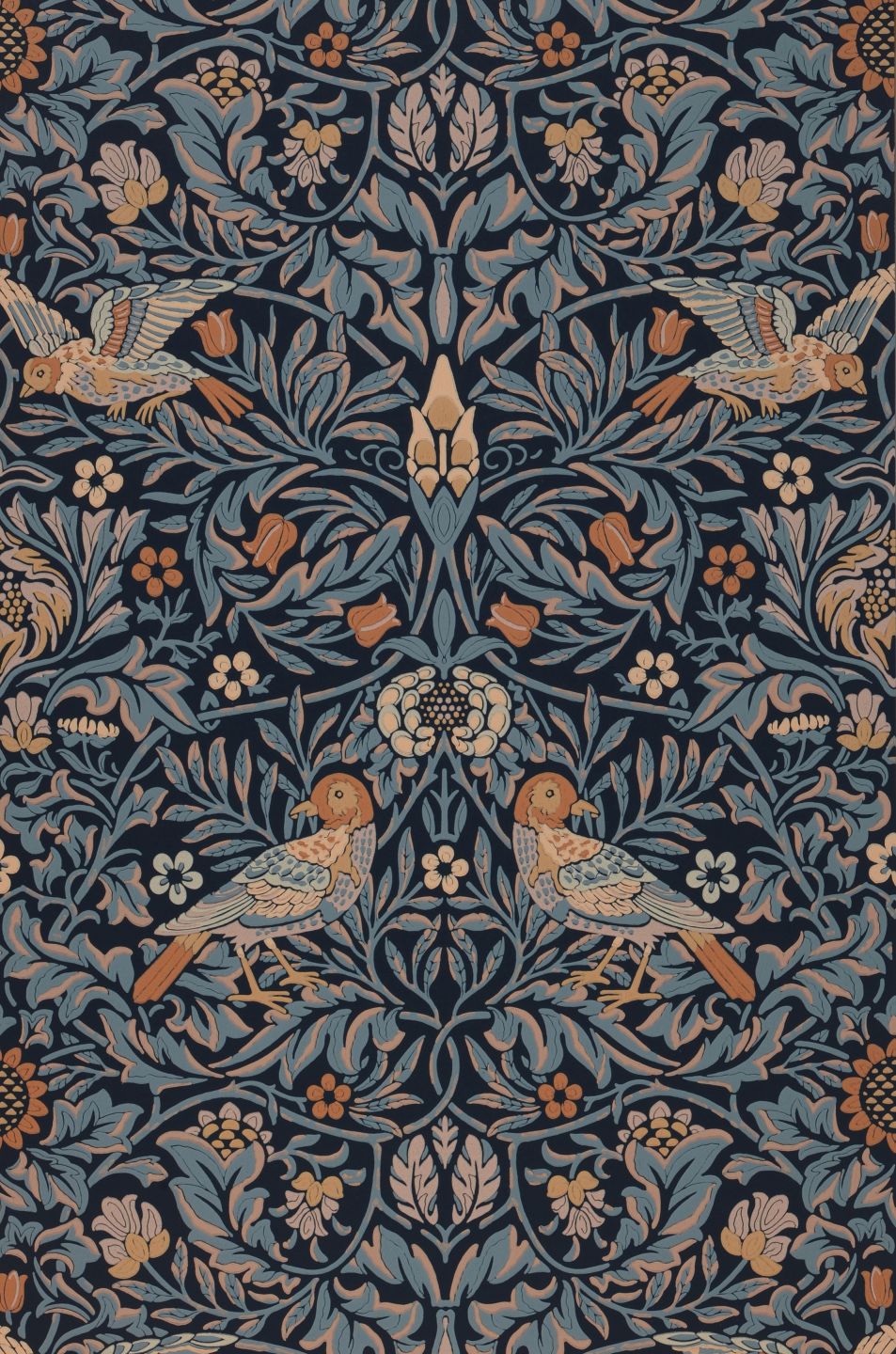  Morris Birds Grey Blue
