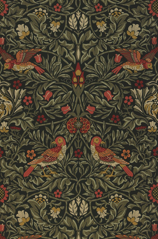  Morris Birds Black Green