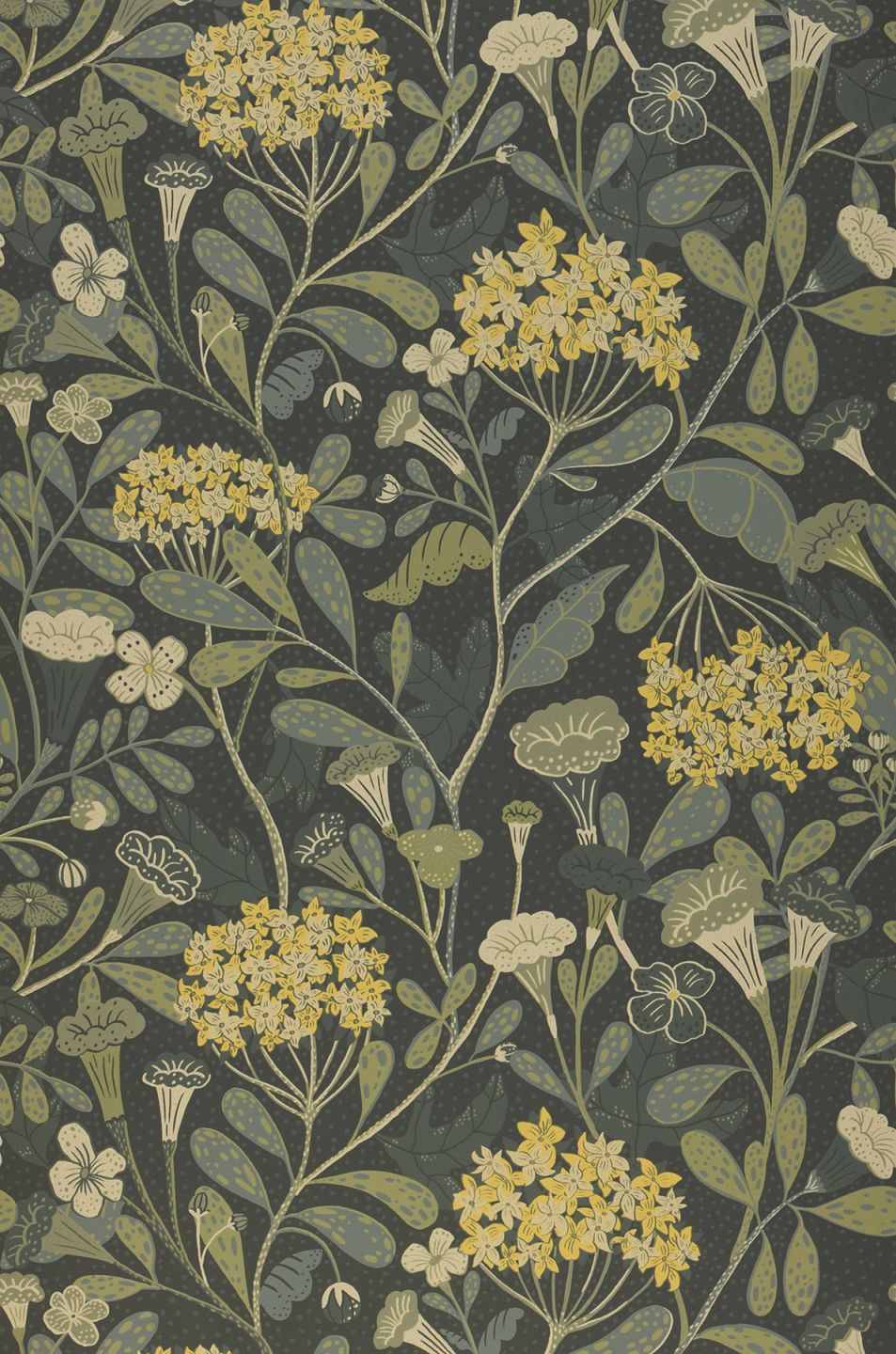  Flowery Grey Olive