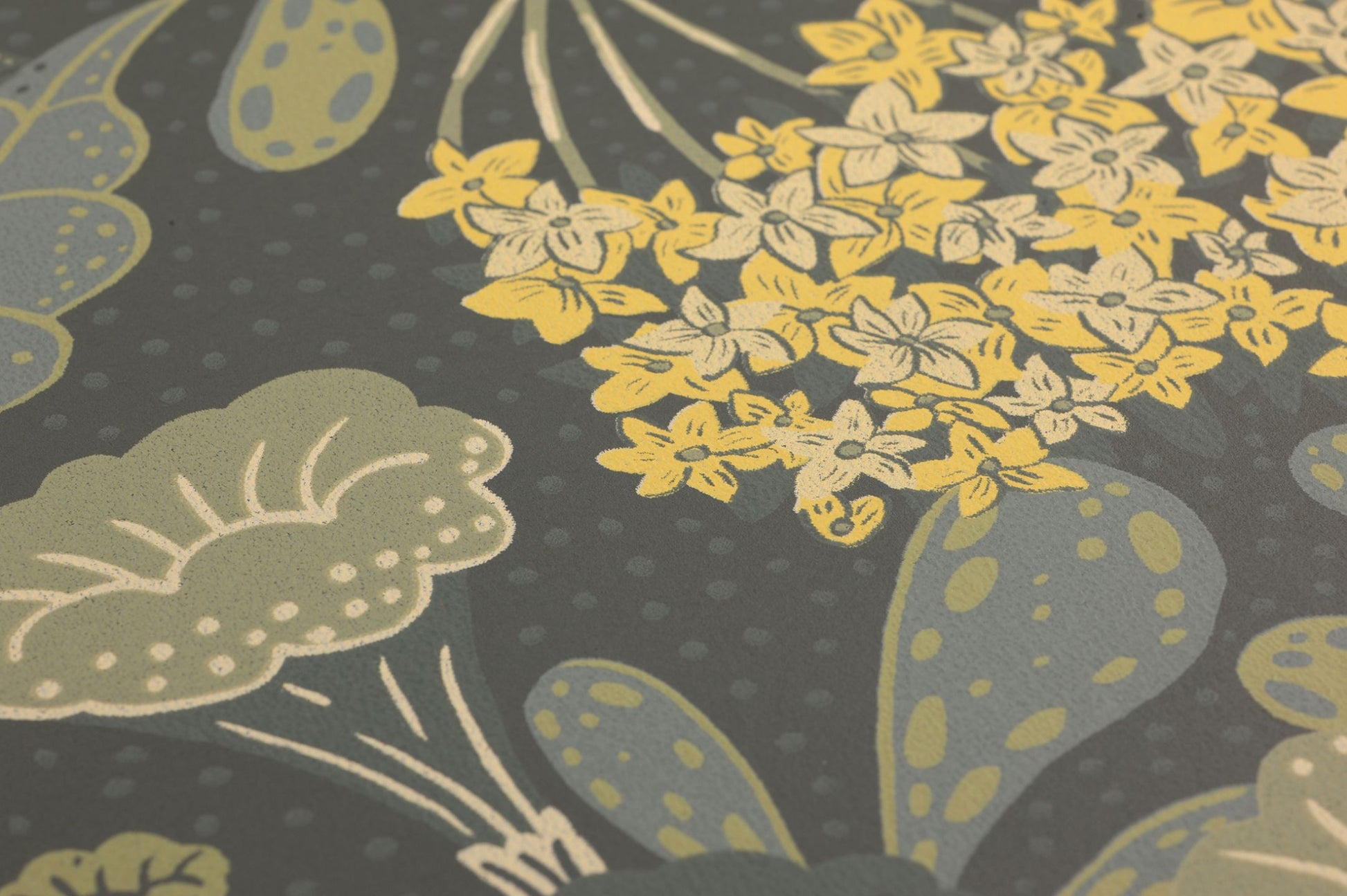  Flowery Grey Olive