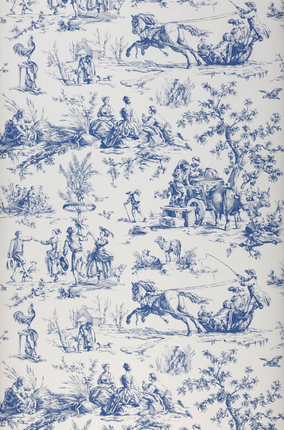 YORK Toile De Jouy Blue
