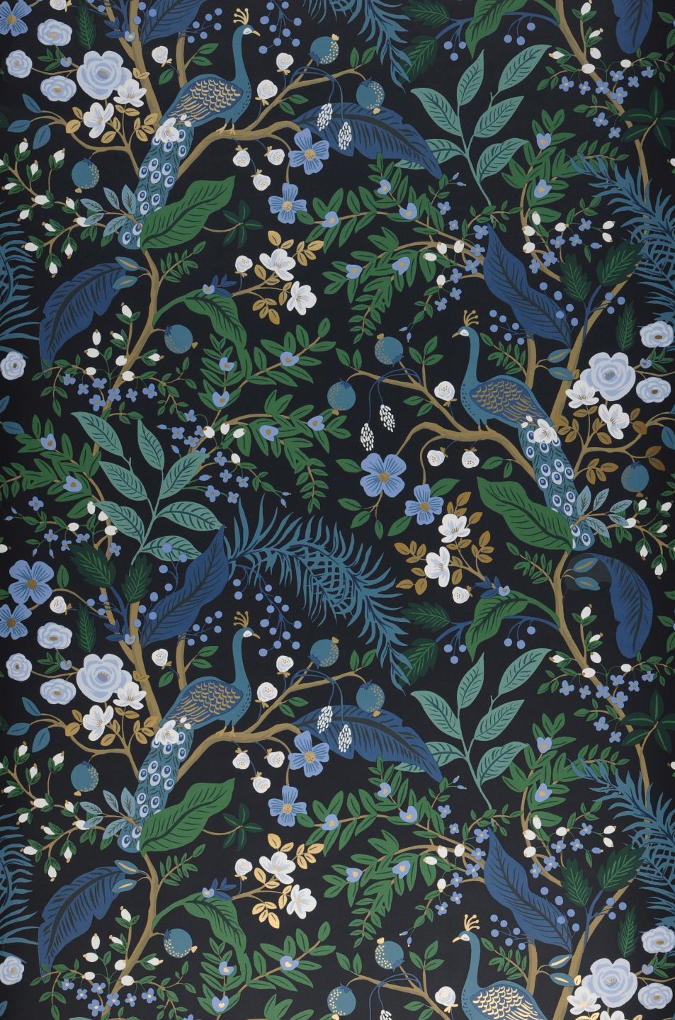 YORK Peacock Tree Black Blue
