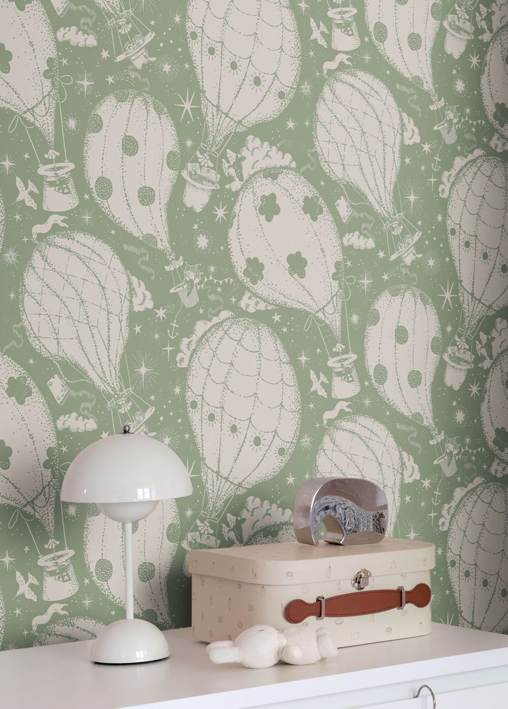  Balloon Heaven Light Olive Green
