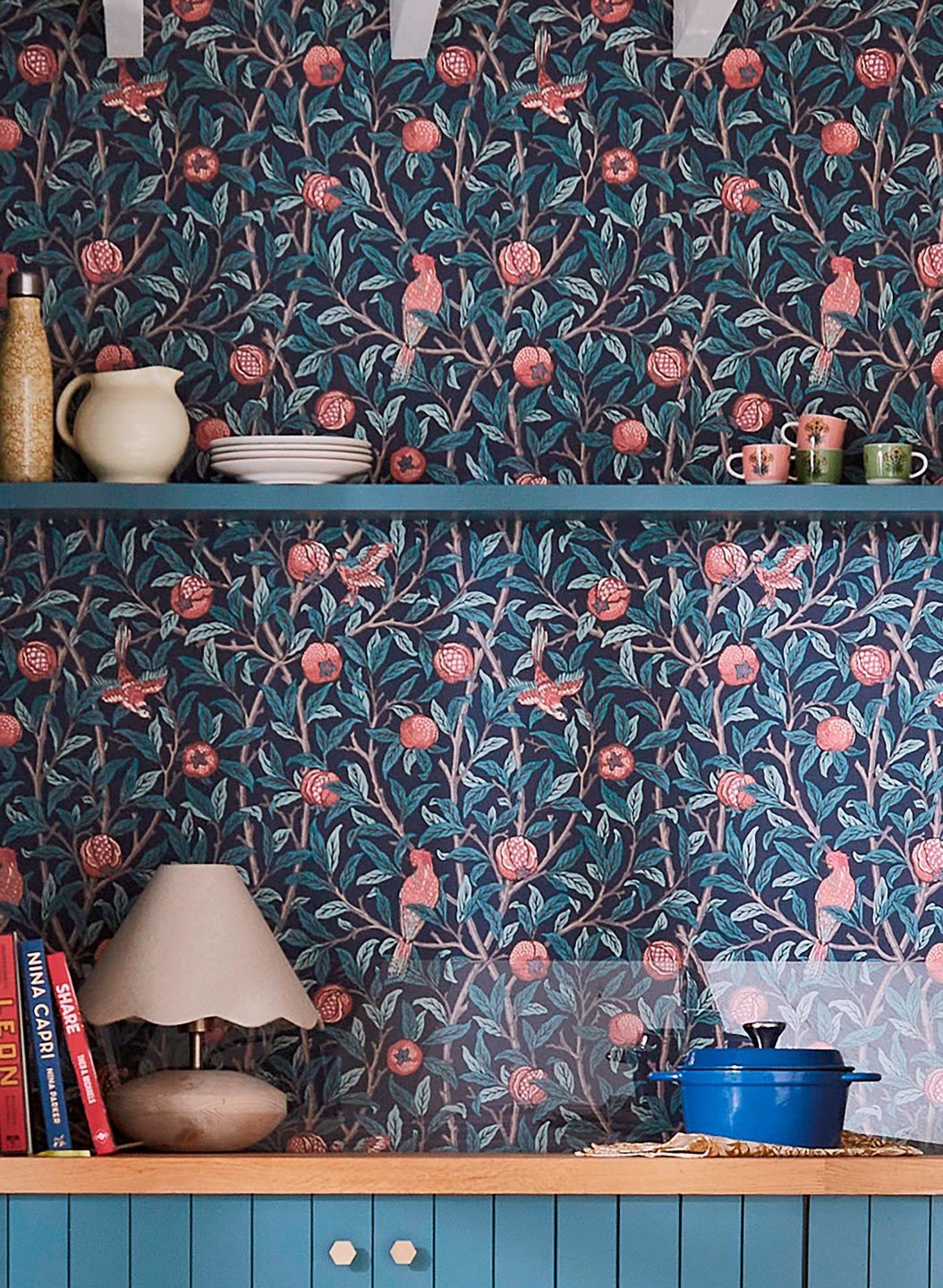  Bird & Pomegranate Dark Blue