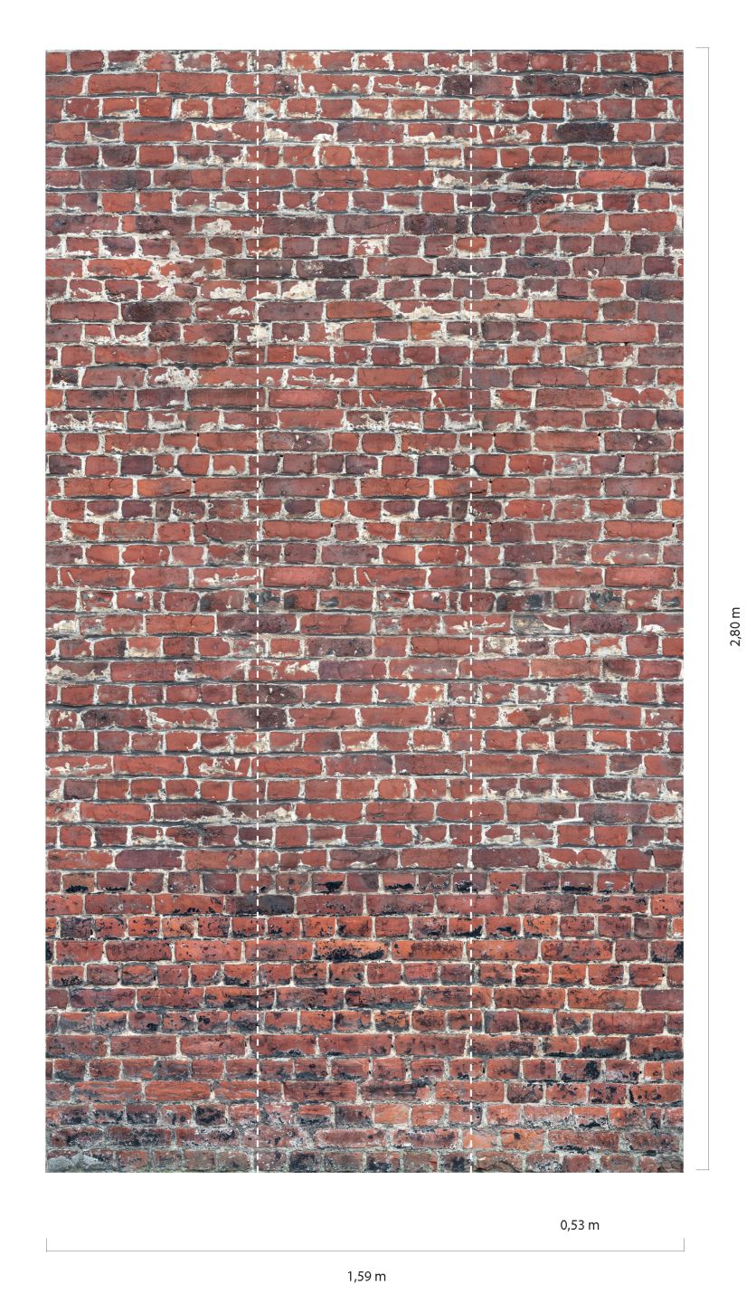  Brick Wall Copper Brown