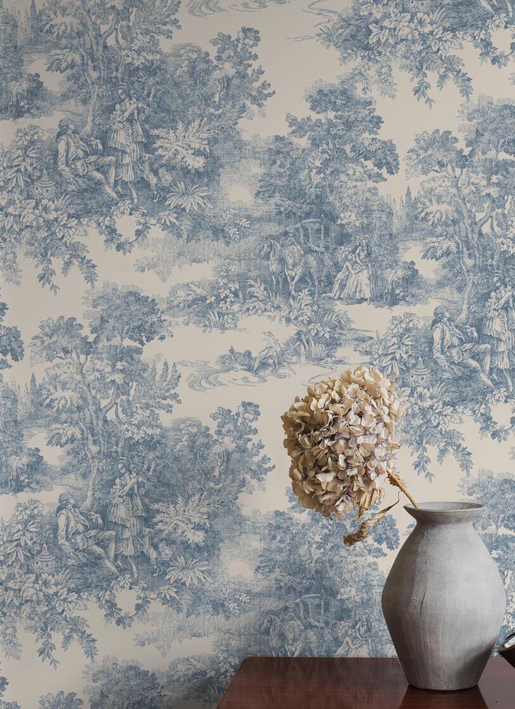  Countryside Toile Green Blue