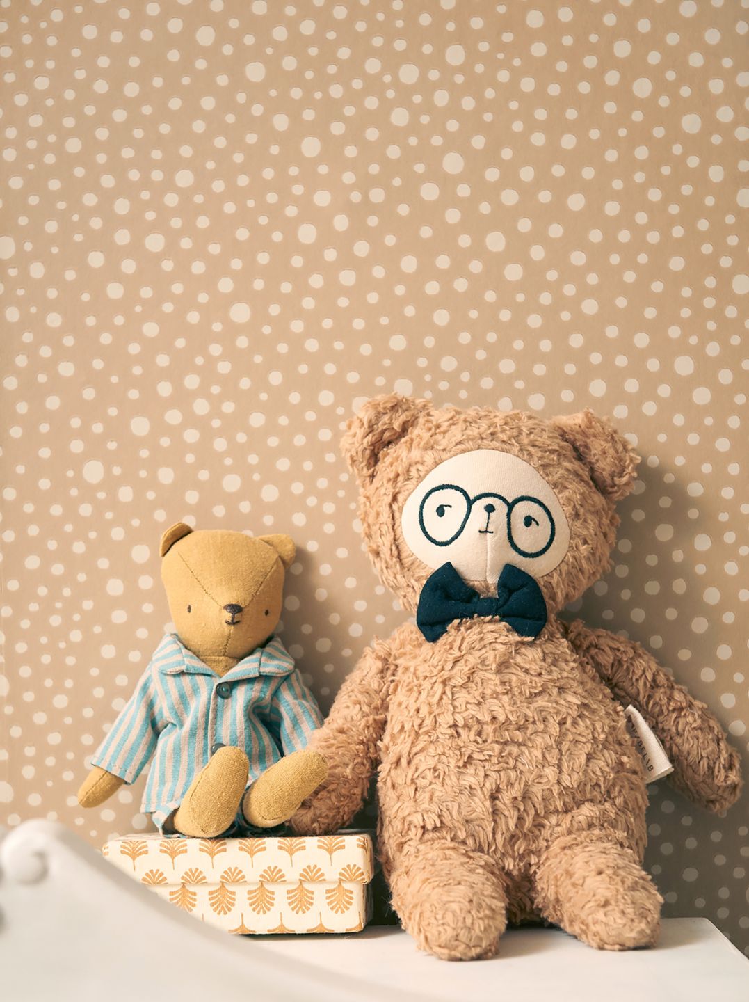  Dots Light Brown Beige