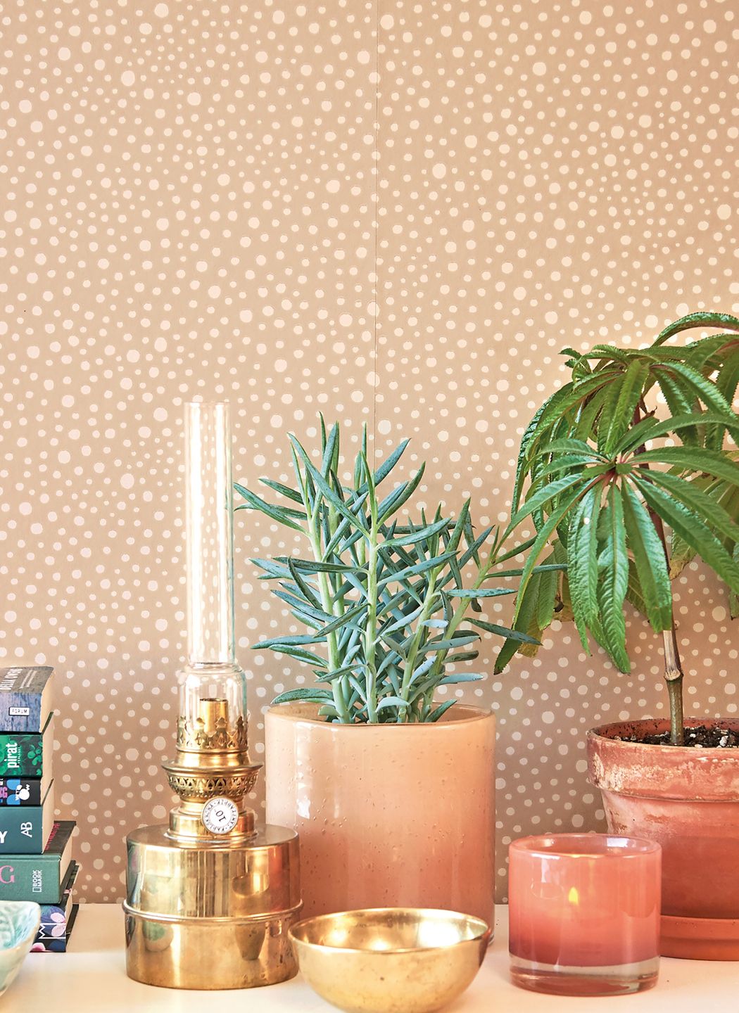  Dots Light Brown Beige