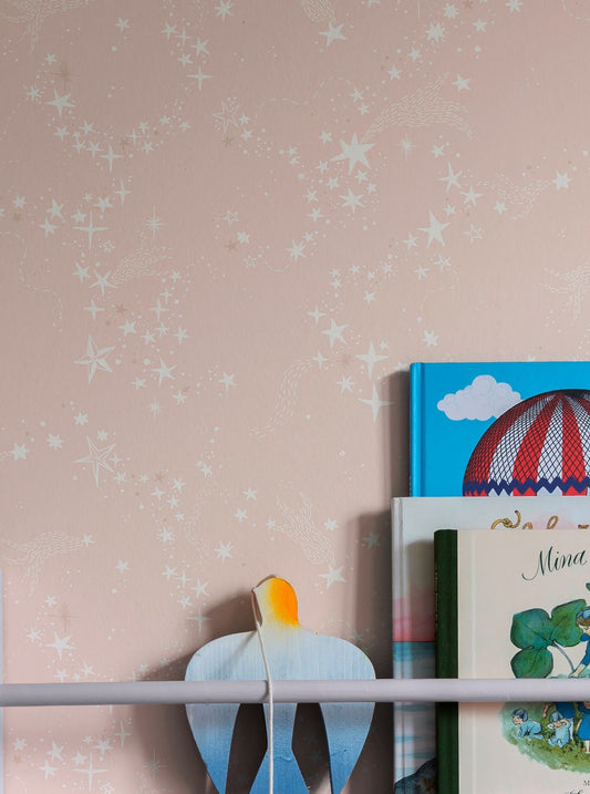  Falling Stars Pale Pink