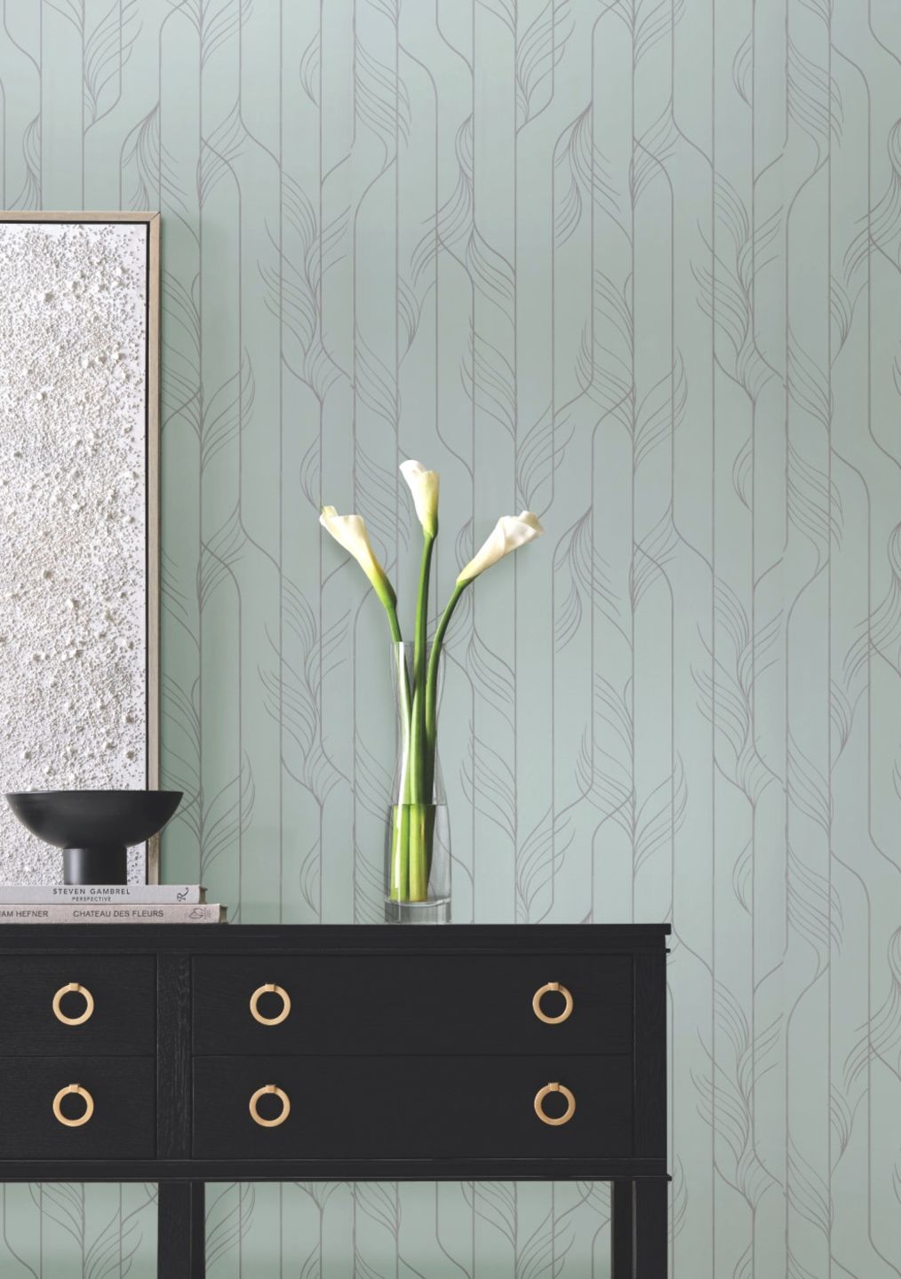 YORK Featherline Pastel Turquoise-grey
