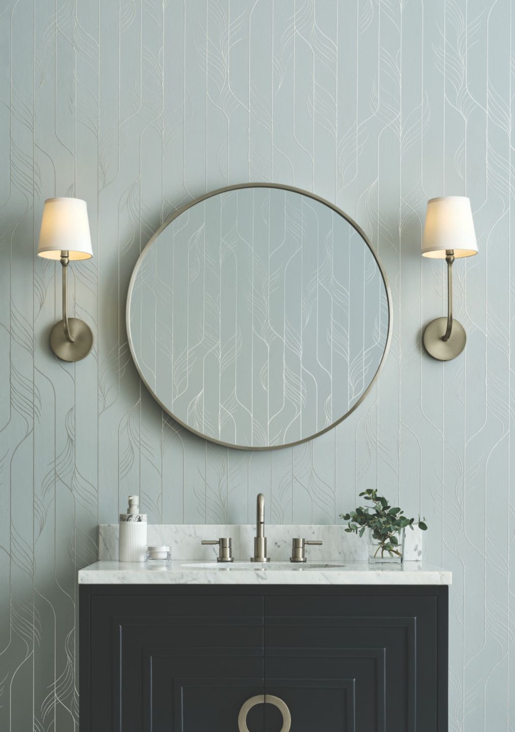 YORK Featherline Pastel Turquoise-grey