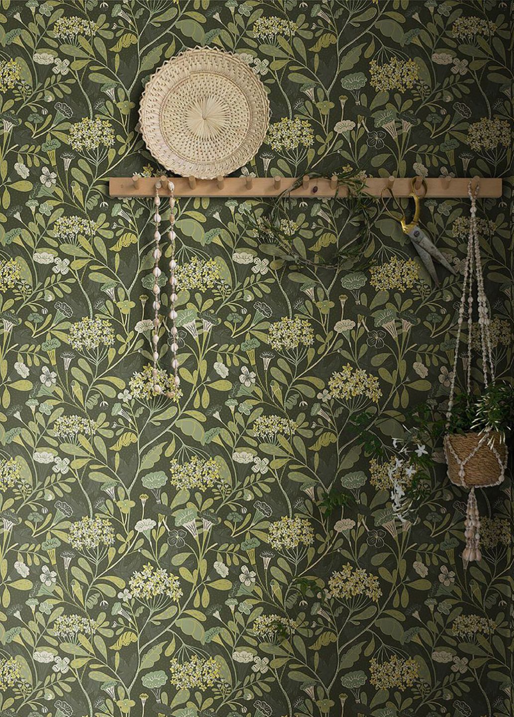  Flowery Grey Olive
