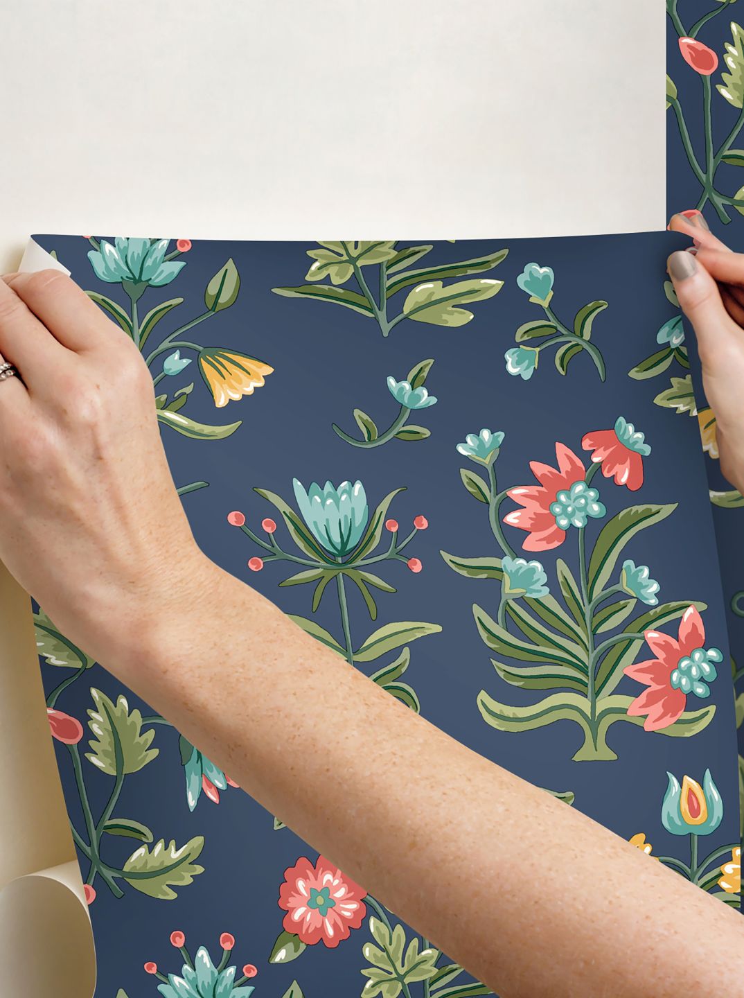 YORK Heirloom Floral Dark Blue