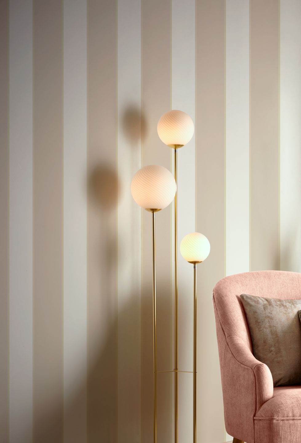  Lustre Lines Light Grey Beige