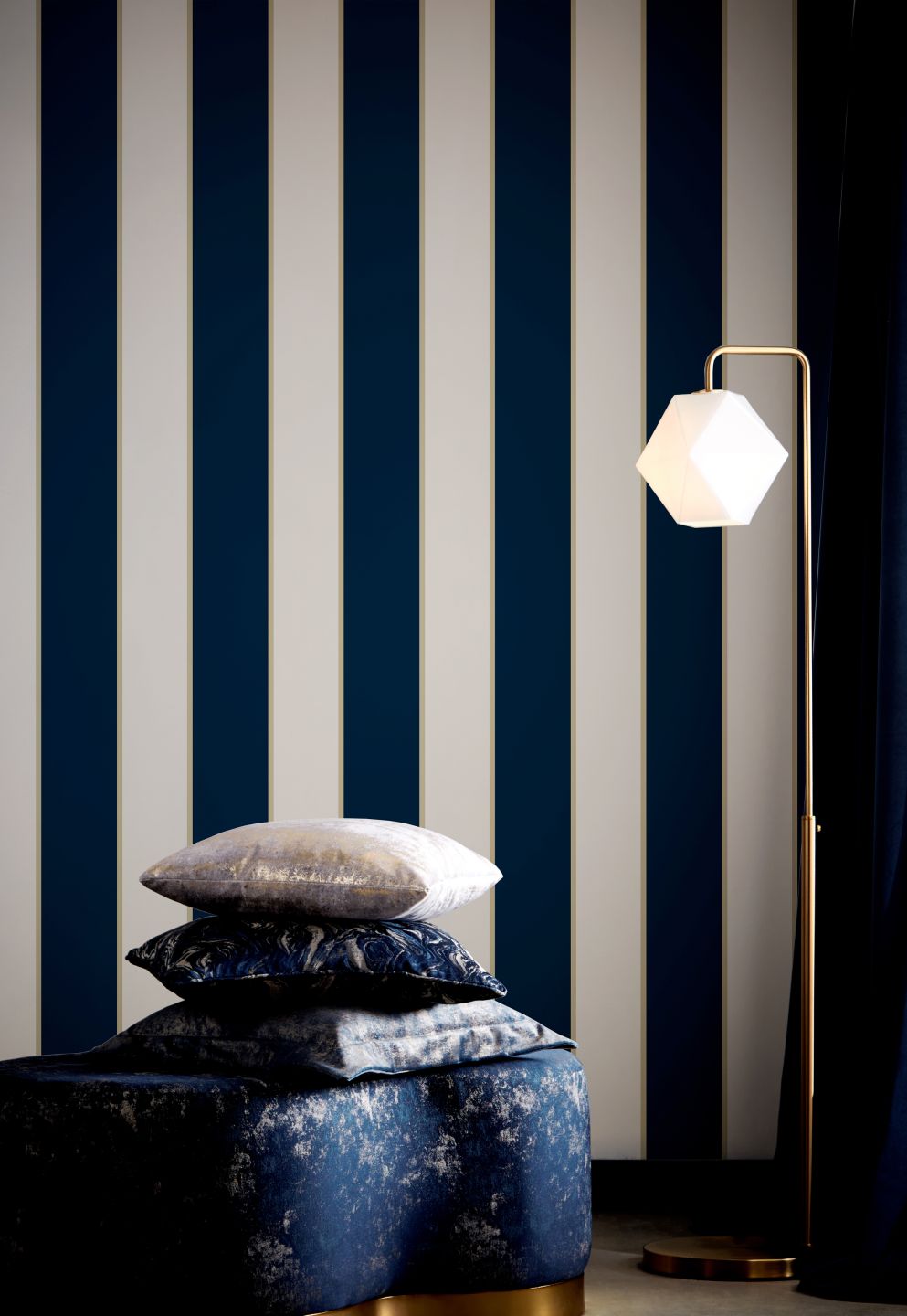  Lustre Lines Grey Blue