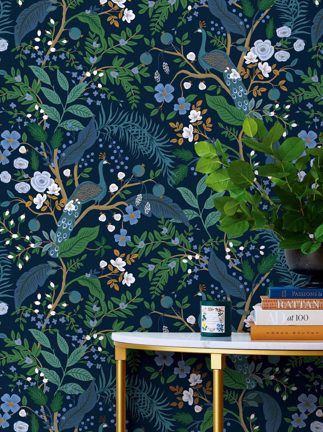 YORK Peacock Tree Black Blue