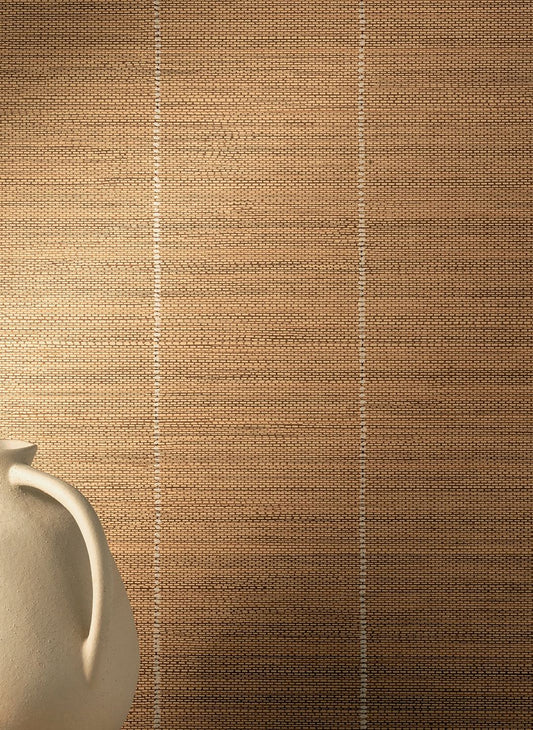  Printed Grasscloth Pale Brown