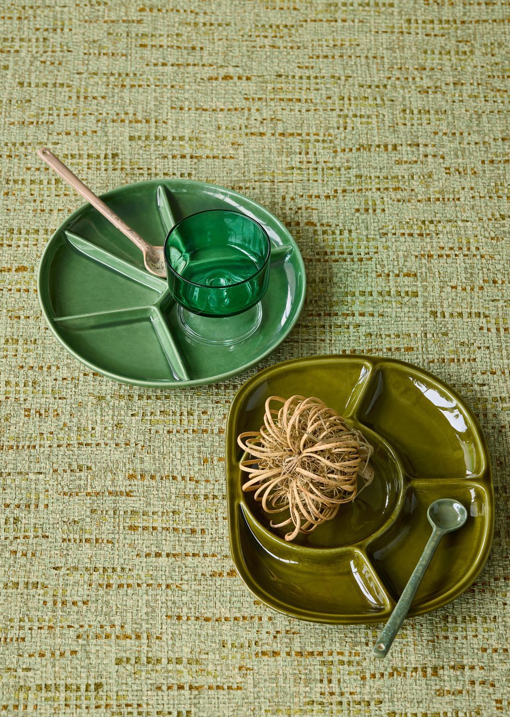  Shabby Woven Light Green