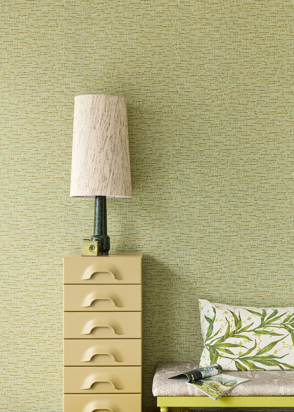  Shabby Woven Light Green