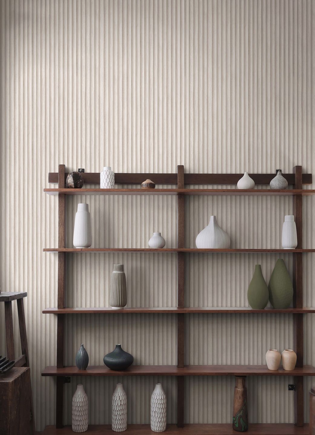  Teak Slats Cream White