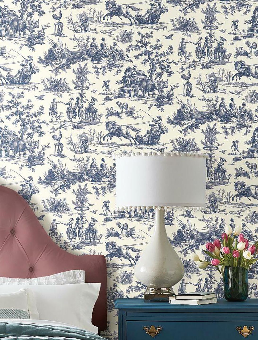 YORK Toile De Jouy Blue