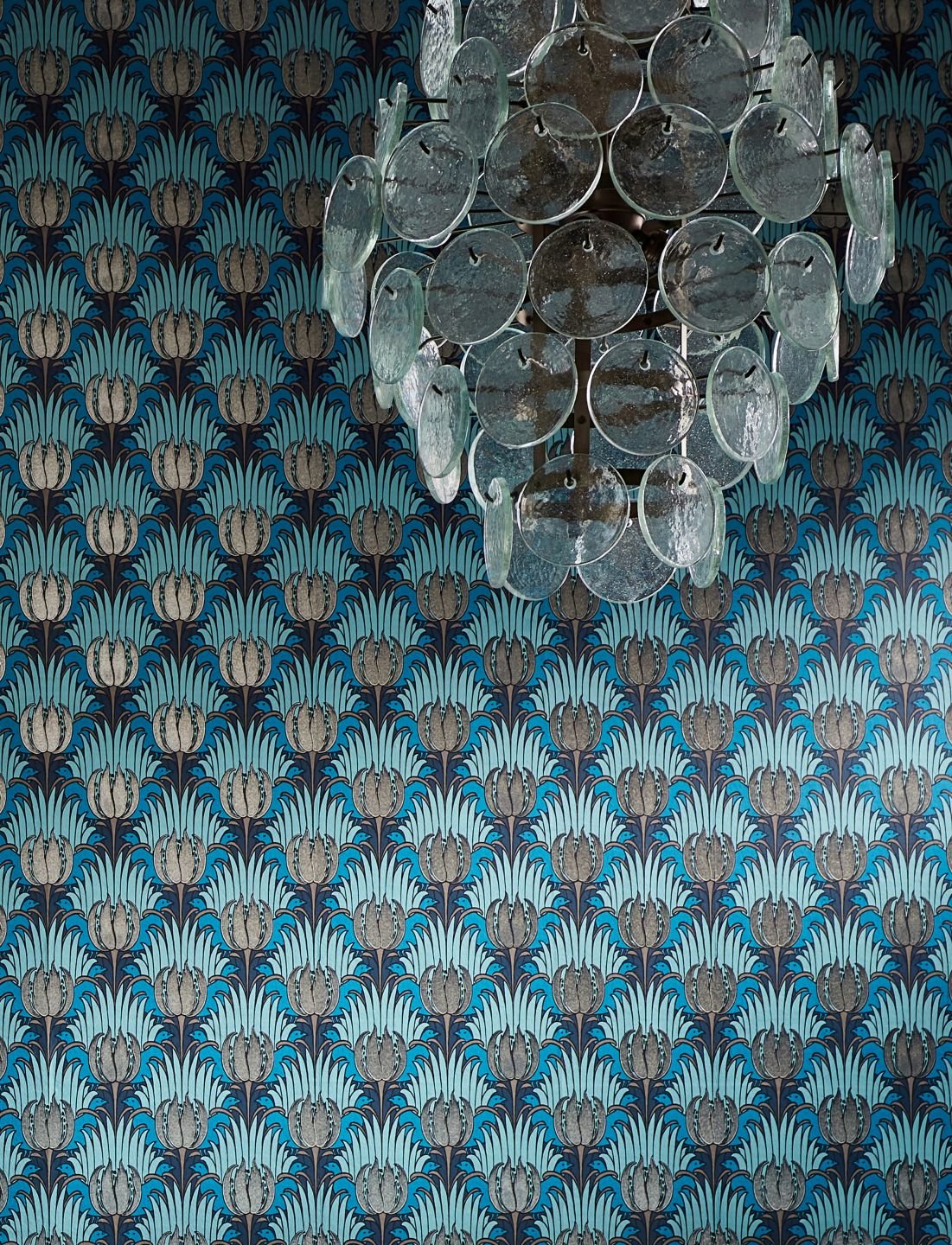  Tulip And Bird Grey Blue